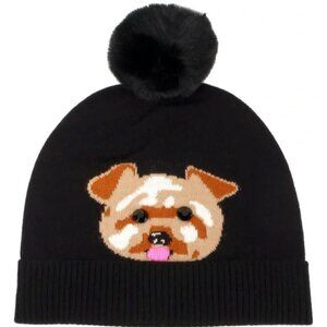 Kate Spade ♠️ NEW with tags
Terrier Intarsia Pompom Beanie